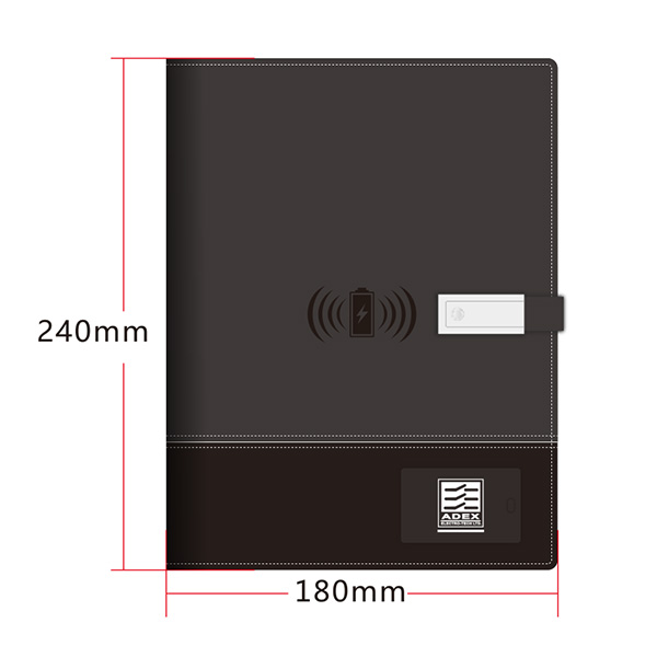 Wireless Charging Notebook